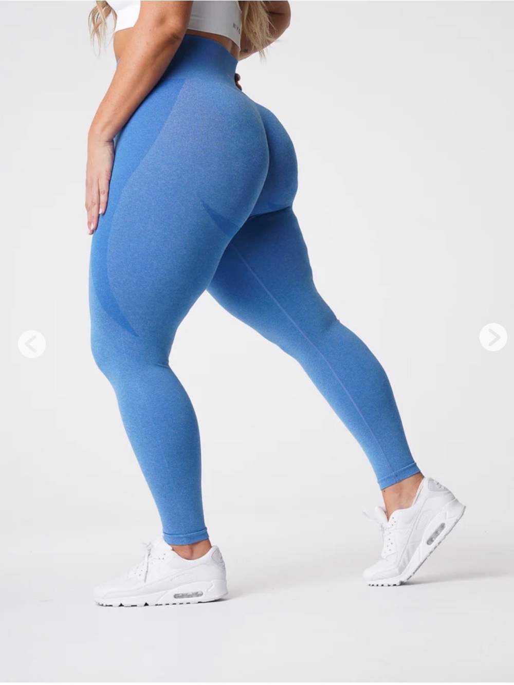NVGTN Ocean Blue Contour Seamless Leggings